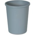 Rubbermaid Commercial 11 gal Round Untouchable 11-Gallon Waste Container, Gray, Plastic RCP2947GRA